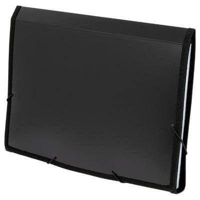 Clasificador fuelle Grafoplas A4 02960410 polipropileno 13 departamentos negro