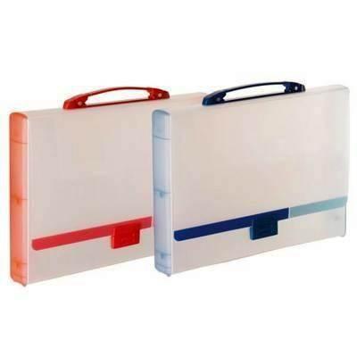 Maletín portatodo de PP con asa Azul