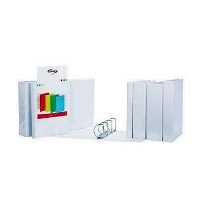 Carpeta canguro Pardo 2 anillas mixtas 16mm A4 blanco