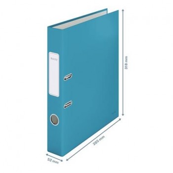 Archivador de palanca Leitz Cosy Cartón forrado 180º DIN A4 50 mm. azul10620061