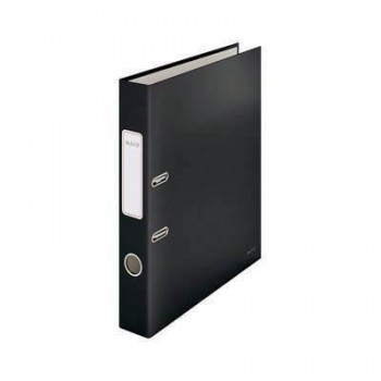 Archivador de palanca Leitz Cosy Cartón forrado. 180º. DIN A4. 50 mm. gris