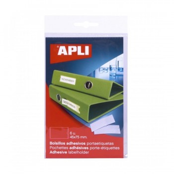 Fundas adhesivas Apli para etiquetas