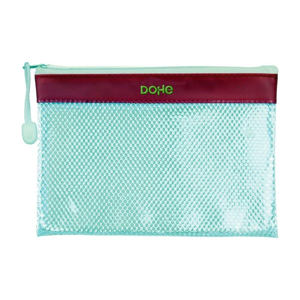 Bolsa cremallera Dohe PVC apaisado A5 rosa 91224