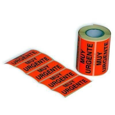 Etiqueta  Urgente  R/1000 Adhesiva