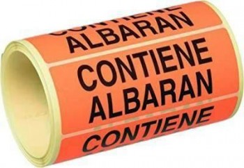 Etiqueta ConTIENE ALBARAN  R/ 200  0403025