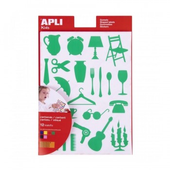 Gomets Apli 10117 objetos casa 12 hojas 288 unidades