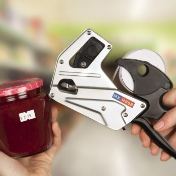 Etiquetas Apli 100911 blanca removible 21x12mm 6 rollos 1000 unidades/rollo para etiquetadoras 101418 y 101948