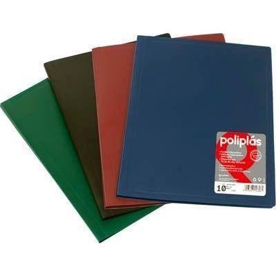 Carpeta 40 fundas Grafoplas tapas flexibles 60 micras negro 01340010