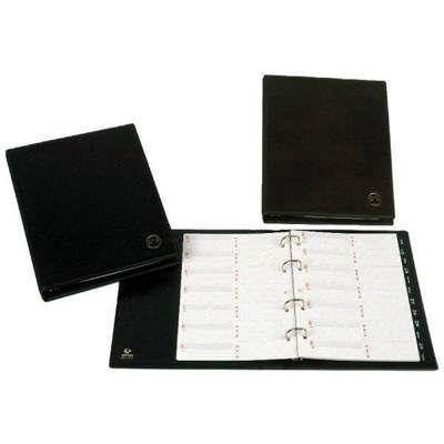 Listín telefónico Grafoplas basic 4 anillas 20mm cuarto negro 03741010