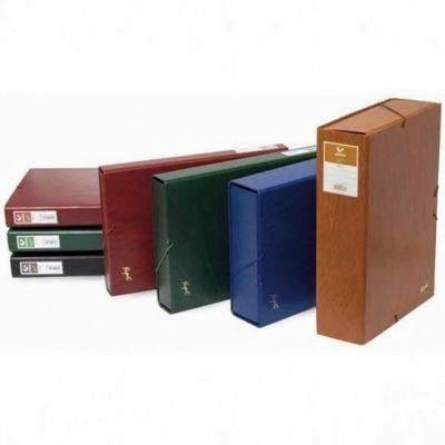 Caja de proyectos Grafoplas extra-marmoleada lomo 30mm rojo