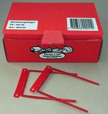 Encuadernadores Elba 100580277 D-CLIP Rojo C/100