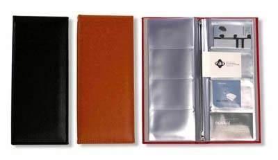 Tarjetero Pardo 20 fundas 160 tarjetas negro 612001