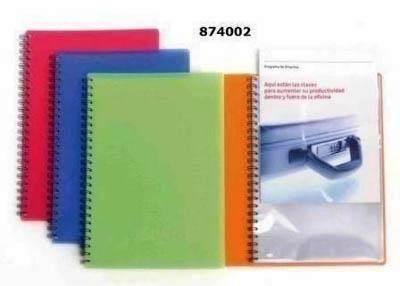 Carpeta de Fundas Pardo 40F. 874002 Rojo STUD.STYLE