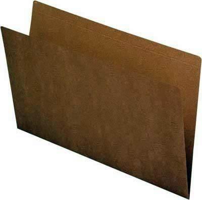 Paq.50 subcarpetas Gio 170g ecológicas kraft A4 marrón 400040623