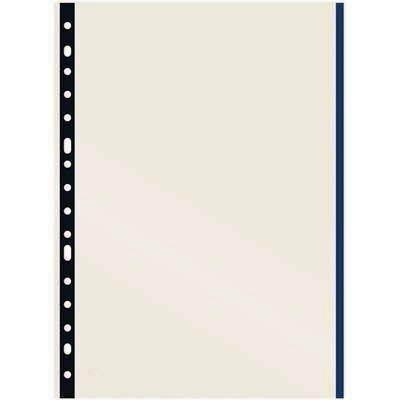 Funda Grafoplas 5510030 folio polipropileno caja de 100 multitaladro indicador azul