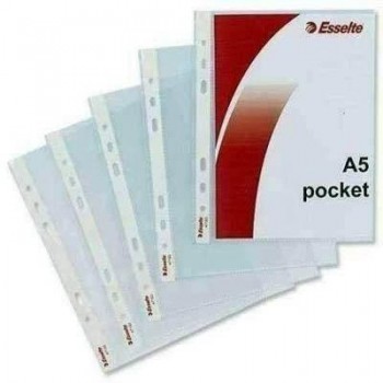 Funda Esselte 56123 4º polipropileno C/100 multitaladro