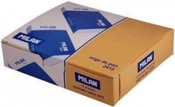 Gomas borrar Milan 2412 caja de 12 unidades CMM2412