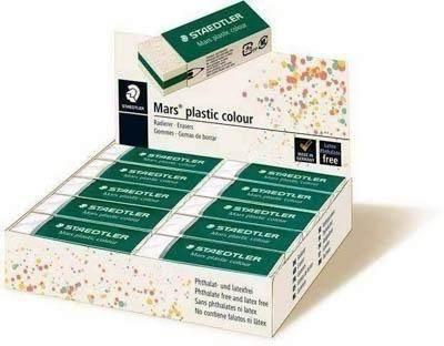 Gomas Staedtler c/20 Mars plastic turquesa 52650E1-35