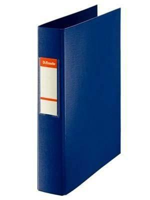 Carpeta de Esselte folio 4 anillas 40MM Azul 12306