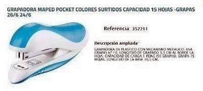 Grapadora Maped 352211 ERGOLOGIC Nº10 15H.