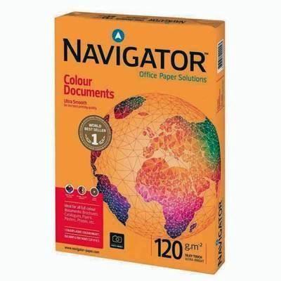 Papel A4 120GR. Paquete 250H. Navigator Colour Documen