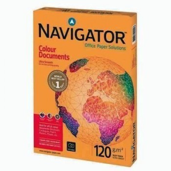 Papel A4 120GR. Paquete 250H. Navigator Colour Documen