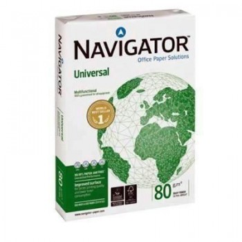 Papel A4 80GR Paquete 500H. Navigator Universal 108805