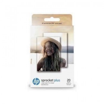 Paq.20h papel fotográfico HP Sprocket Plus 2LY72A adhesivo 5,8x8,7cm