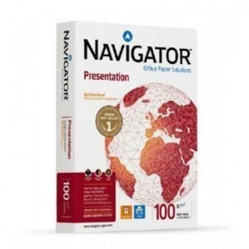 Papel A4 100GR. Paquete 500H. Navigator Presentation