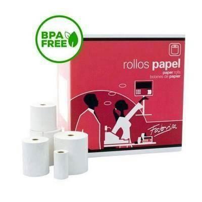 Rollo de papel térmico Fabrisa sin BPA