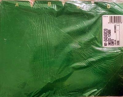 Indice Fichero 4º Verde Grafoplas 04040020