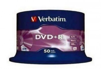 DVD VERBATIM +R TArtA50 43550 canon 10.50