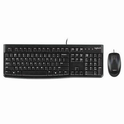 Teclado+raton Logitech con cable USB MK120 920-002550