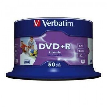 DVD VERBATIM+R 8.5G TARRINA 10 8*8 DOBLE CAPACIDAD 43666