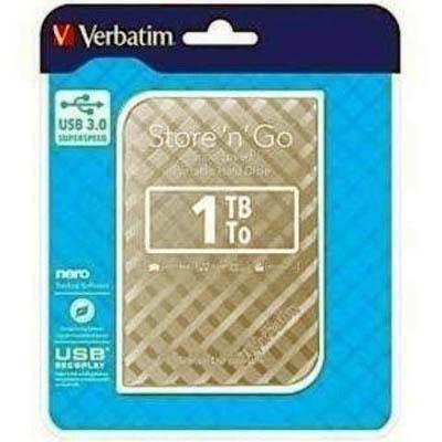 Disco duro Verbatim externo 2,5 1TB 27192 Canon 6,45