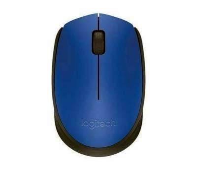 Raton Logitech wireless inalambrico M171 azul 910-004640