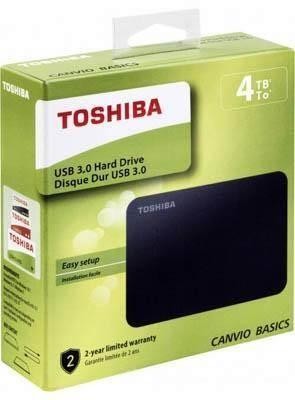 Disco duro Toshiba externo 4TB Canvio 3.0 Canon 6,45 HDTB440EK3CA