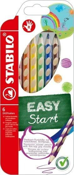 Lapices Stabilo 332/6 C/6 EASYColors Diestro estuche