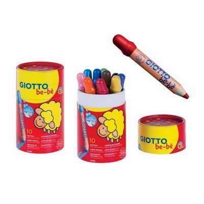 Bote 10 unidades de super lápices giotto be-be 479400
