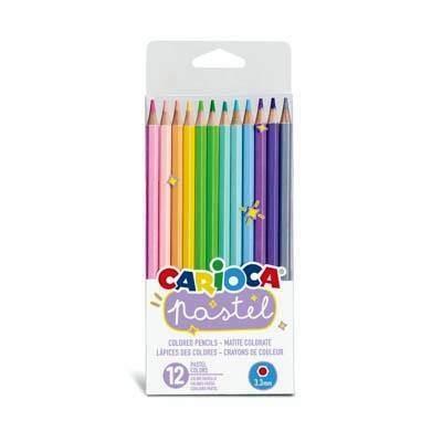 Lapiz Carioca c/12 colores pastel 43034