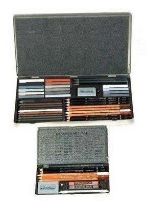 Lapiz Koh-I-Noor caja de 10 estuche metal stdos 8890 Gioconda