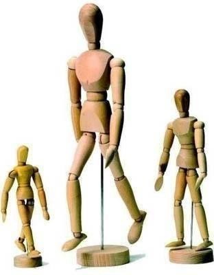 Maniqui milan figura masculina 30cm articulado 12203