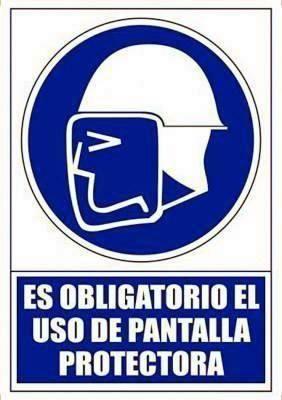Placa Archivo 2000 6173-04 obligatorio uso de pantalla protectora