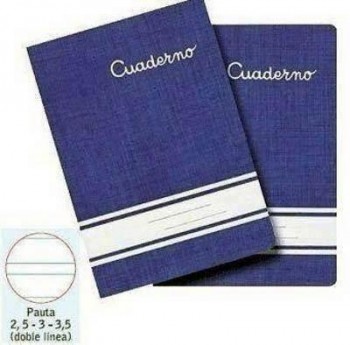 Libreta grapada pacsa cuarto 32H. Pauta 2.5 20105