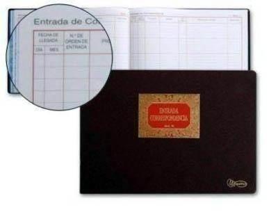 Libro M42 Entradas Correspondencia Fº Apaisado 100H 5042