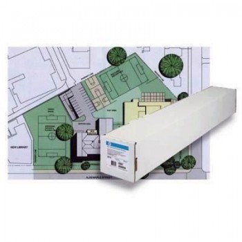 Rollo papel plotter HP 90g 24'' 61cmx45,7m blanco intenso