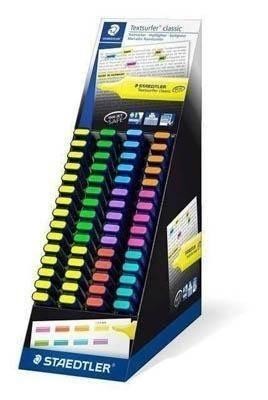 Expositor 60 rotuladores fluorescentes Staedtler textsurfer 364 CA60