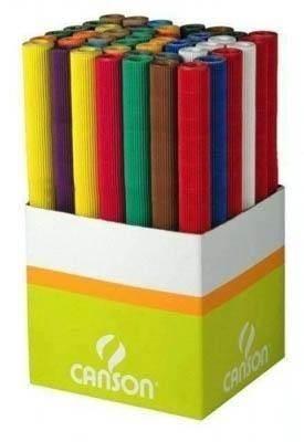 Expositor Canson cartulina ondulada 200006405 45 rollos 0.5x0.7 surtidos