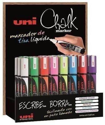 Expositor rotulador chalk paint tiza liquida 36 unidades PWE-5M/3D 182634541