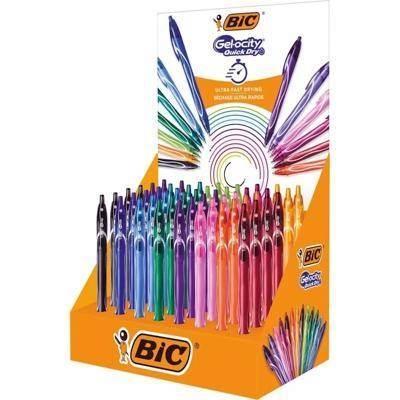 Expositor Bic Gelocity Quick dry 48 unidades 964785